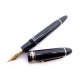 STYLO PLUME MONTBLANC MEISTERSTUCK 149 DORE NOIR 115384 PISTON + BOITE PEN 800€