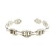 NEUF BRACELET HERMES CHAINE D'ANCRE ENCHAINEE ST EN ARGENT 925 BOITE SILVER 500€