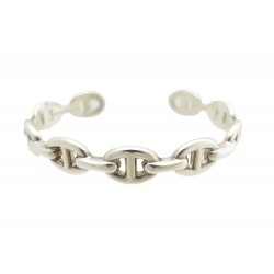 NEUF BRACELET HERMES CHAINE D ANCRE ARGENT MASSIF 