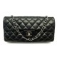 SAC A MAIN CHANEL EAST WEST MATELASSE CUIR NOIR BLACK LEATHER HAND BAG 3200€