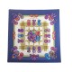 NEUF FOULARD HERMES LES RUBANS DU CHEVAL JOACHIM METZ CARRE SOIE SILK SCARF 410€