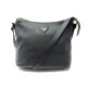 SAC A MAIN PRADA BESACE BANDOULIERE EN CUIR GRAINE NOIR LEATHER HAND BAG 1950€