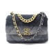 NEUF SAC A MAIN CHANEL 19 LAINE TIE & DYE GRIS BANDOULIERE + BOITE WOOL HAND BAG