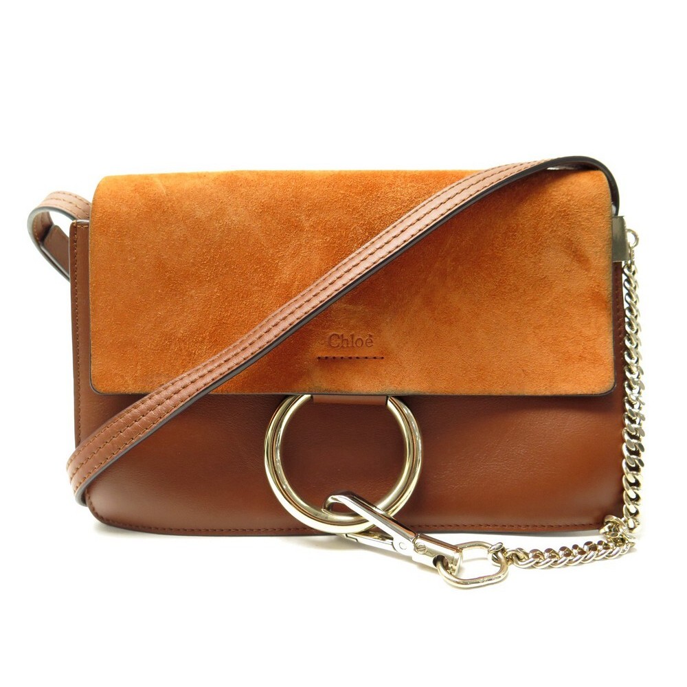 Chloé Bag Style Faye Designer Mini Backpack Purse Luxury Burnt Orange  Leather | eBay