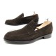 CHAUSSURES TOD'S MOCASSINS 9 IT 43.5 FR EN DAIM VEAU VELOURS MARRON SHOES 335€