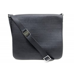 SAC BESACE DIOR HOMME SACOCHE BANDOULIERE EN CUIR NOIR BLACK MESSENGER BAG 1400€