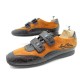 CHAUSSURES LOUIS VUITTON SNEAKERS BASKETS 40 DAIM CUIR ORANGE MARRON SHOES 550€