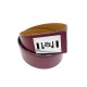 CEINTURE HERMES KELLY LARGE TAILLE 74 CUIR BORDEAUX