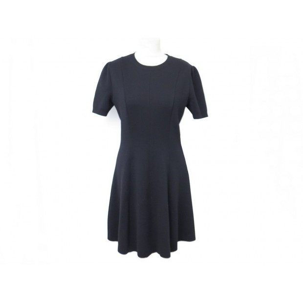 ROBE COURTE MIU MIU AMAS 44 IT 40 FR M EN LAINE NOIR BLACK WOOL DRESS 990€