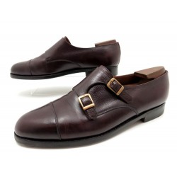 CHAUSSURES JM WESTON 537 SOULIERS A BI-BOUCLES 9D 43 CUIR EMBAUCHOIRS SHOES 935€