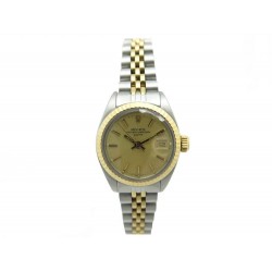 VINTAGE MONTRE ROLEX OYSTER PERPETUAL DATE 6917 26 MM OR ACIER AUTOMATIQUE 6550€