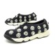 CHAUSSURES DIOR FUSION FLOWER KCK067NEF 39 BASKETS TISSU NOIR SNEAKERS SHOE 890€