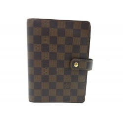 COUVERTURE AGENDA CAHIER LOUIS VUTITON DAMIER EBENE + DUSTBAG 