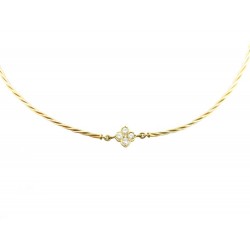 VINTAGE COLLIER CARTIER TRINITY EN 3 ORS & DIAMANTS 0.54CT 40 CM NECKLACE 2300€