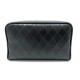 NEUF TROUSSE DE TOILETTE CHANEL CUIR NOIR + BOITE 