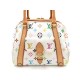 SAC A MAIN LOUIS VUITTON PRISCILLA MONOGRAM MULTICOLOR BLANC MURAKAMI BAG 1450€