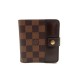 PORTEFEUILLE LOUIS VUITTON VIENNOIS DAMIER EBENE PORTE MONNAIE WALLET 510€