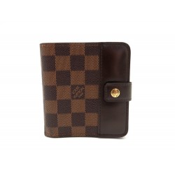 PORTEFEUILLE LOUIS VUITTON VIENNOIS DAMIER EBENE PORTE MONNAIE WALLET 510€