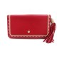 PORTEFEUILLE LANCEL PREMIER FLIRT A01862 COMPAGNON EN CUIR ROUGE WALLET 275€