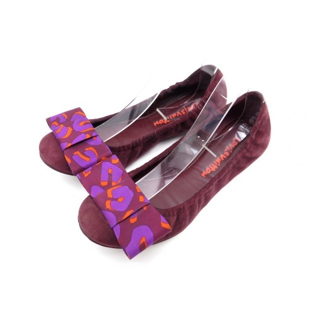 CHAUSSURES LOUIS VUITTON BALLERINES 38 MIMI FLAT BALLERINA STEPHEN SPROUSE 465€