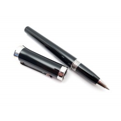 NEUF STYLO ROLLERBALL CARTIER ART DECO CRST260003 RESINE NOIR + BOITE PEN 580€