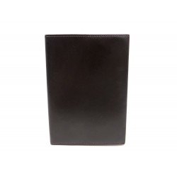 PORTE AGENDA HERMES CUIR MARRON 