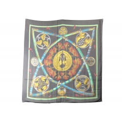 NEUF FOULARD HERMES DAIMYO PRINCES DU SOLEIL LEVANT 140 MOUSSELINE DE SOIE 780€