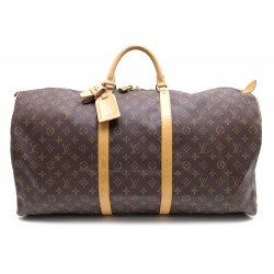 SAC DE VOYAGE A MAIN LOUIS VUITTON KEEPALL 60 TOILE MONOGRAM LUGGAGE BAG 1050€