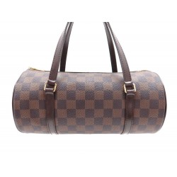 SAC A MAIN LOUIS VUITTON PAPILLON DAMIER EBENE EN TOILE MARRON BAG PURSE 895€