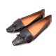 NEUF CHAUSSURES TOD'S BALLERINES 38.5 IT 39.5 FR EN CUIR NOIR BALLET SHOES 430€