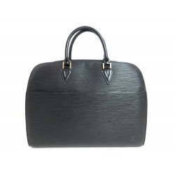 SAC A MAIN LOUIS VUITTON SORBONNE CUIR EPI NOIR 