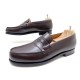 NEUF CHAUSSURES JM WESTON MOCASSINS 180 8C 42 EN CUIR MARRON + BOITE POCHON 575€