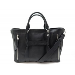 NEUF SAC A MAIN LONGCHAMP 3DL1285HVS BANDOULIERE EN CUIR NOIR HAND BAG 850€