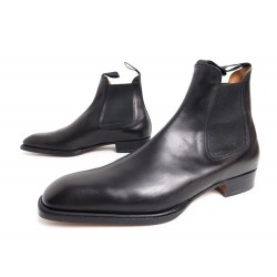 NEUF CHAUSSURES JM WESTON LE CAMBRE 10D 44 BOTTINES CUIR NOIR BOOTS SHOES 830€