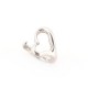 BAGUE TIFFANY & CO OPEN HEART PM PAR ELSA PERETTI T46 ARGENT 925 BOITE RING 530€