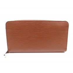 NEUF PORTEFEUILLE LOUIS VUITTON ZIPPY CUIR EPI MARRON PORTE MONNAIE WALLET 660€