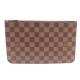 NEUF POCHETTE LOUIS VUITTON POUR SAC NEVERFULL TOILE DAMIER EBENE POUCH BAG 350€