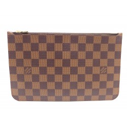 NEUF POCHETTE LOUIS VUITTON POUR SAC NEVERFULL TOILE DAMIER EBENE POUCH BAG 350€