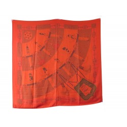 CHALE HERMES CLIQUETIS SURTEINT DIP DYE FOULARD CARRE GEANT EN SOIE SHAWL 860€