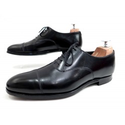 CHAUSSURES CROCKETT & JONES LONSDALE 6 40 RICHELIEUX EN CUIR NOIR SHOES 580€