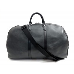 SAC DE VOYAGE A MAIN LOUIS VUITTON KENDALL 55 CM CUIR TAIGA ANTHRACITE BAG 2400€