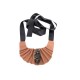 NEUF COLLIER MARNI EN CUIR MARRON RUBAN BIJOU 65 GR NECKLACE LEATHER JEWEL 690€