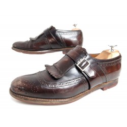 CHAUSSURES CHURCH'S SHANGHAI VINTAGE 7G 41 SOULIERS A BOUCLE EN CUIR MARRON 850€