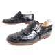 CHAUSSURES CHURCH'S SHANGHAI VINTAGE 7G 41 SOULIER A BOUCLE CUIR NOIR CLOUS 850€