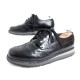 CHAUSSURES PRADA 4E2339 7 41 DERBY EN CUIR GLACE NOIR BLACK LEATHER SHOES 770€