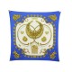 FOULARD HERMES LES CAVALIERS D'OR RYBALTCHENKO CARRE 90 PLISSE SOIE SCARF 410€