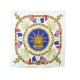 FOULARD HERMES LIBERTY JOACHIM METZ CARRE EN SOIE 