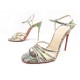 NEUF CHAUSSURES CHRISTIAN LOUBOUTIN BELBRIDE 38.5 SANDALES EN PYTHON SHOES 995€