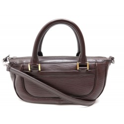 SAC A MAIN LOUIS VUITTON DHANURA PM CUIR EPI MARRON BANDOULIERE BAG PURSE 1150€