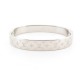 BRACELET LOUIS VUITTON JONC M00249 MANCHETTE NANOGRAM 15 CM METAL ARGENTE 490€